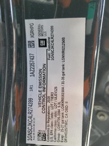 2020 CHEVROLET SUBURBAN C 1GNSCJKC4LR274399