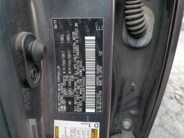 2015 TOYOTA 4RUNNER SR JTEBU5JR3F5256602
