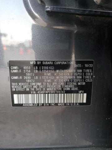 2024 SUBARU OUTBACK TOURING - 4S4BTAPC5R3189242