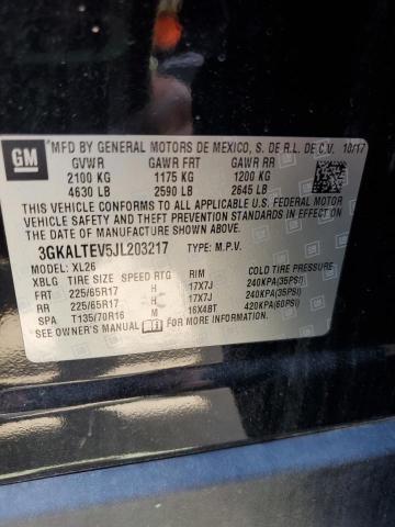 2018 GMC TERRAIN SL 3GKALTEV5JL203217