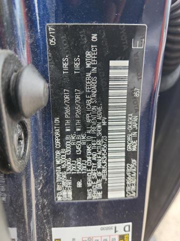 2017 TOYOTA 4RUNNER SR JTEBU5JR3H5456723
