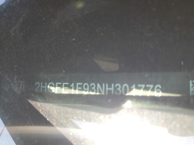 2022 HONDA CIVIC TOURING 2HGFE1F93NH301776