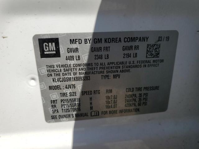 2019 BUICK ENCORE ESS KL4CJGSM1KB893283