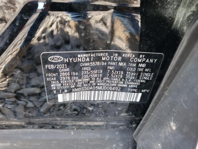 2021 HYUNDAI SANTA FE L - KM8S5DA15MU006492