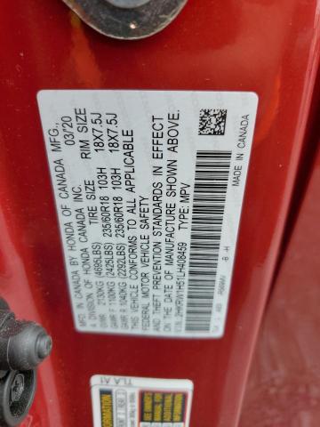 2020 HONDA CR-V EX 2HKRW1H51LH408459