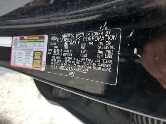 2017 KIA SOUL KNDJN2A24H7437357