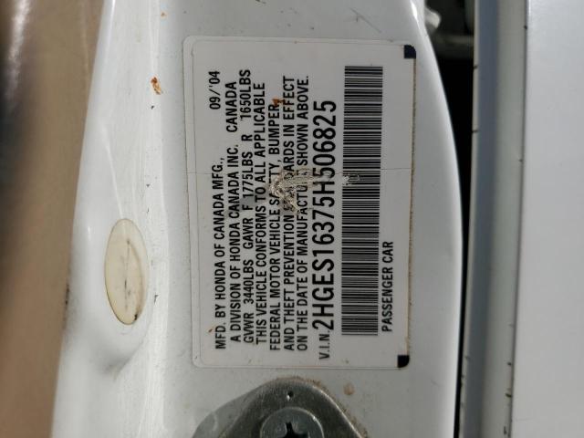 2005 HONDA CIVIC DX V #3303707522