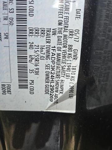 2017 FORD FOCUS SE 1FADP3K24HL290269