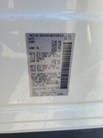 2025 NISSAN MURANO PLA 5N1AZ3DT8SC124725