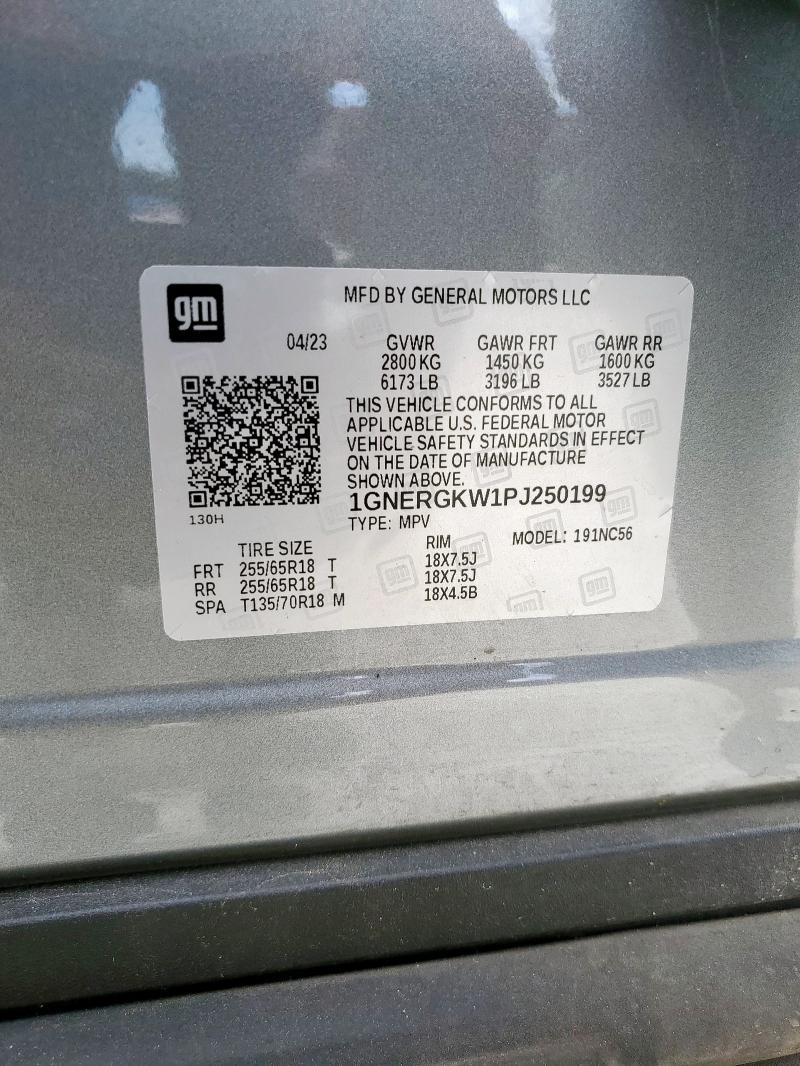 2023 CHEVROLET TRAVERSE L - 1GNERGKW1PJ250199