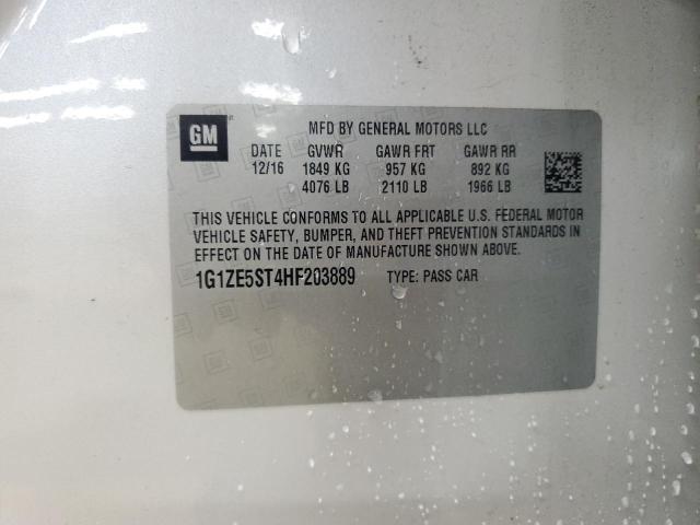 2017 CHEVROLET MALIBU LT 1G1ZE5ST4HF203889