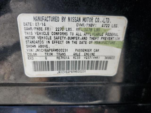 2015 INFINITI Q40 - JN1CV6AP6FM500231