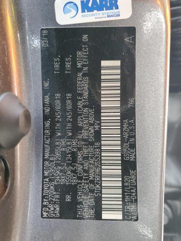 2018 TOYOTA HIGHLANDER - 5TDKZRFH6JS539818