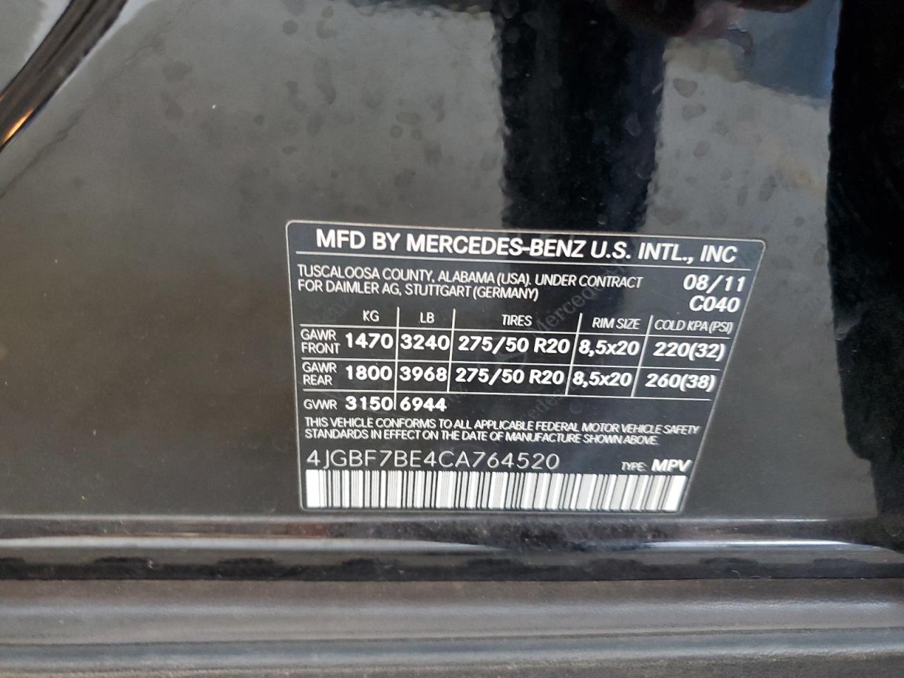 MERCEDES-BENZ GL-CLASS 450 4MATIC