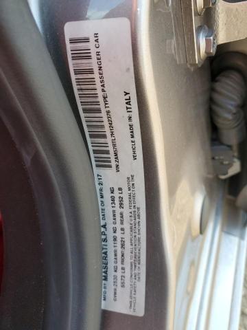 2017 MASERATI GHIBLI S ZAM57RTL7H1242376