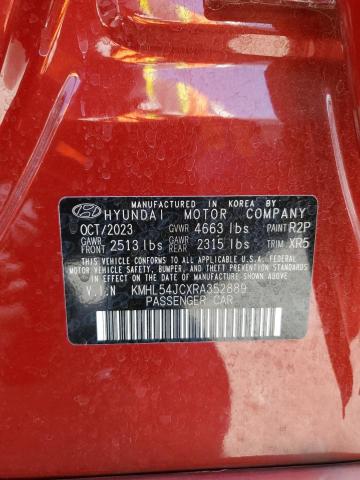 2024 HYUNDAI SONATA N L KMHL54JCXRA352889