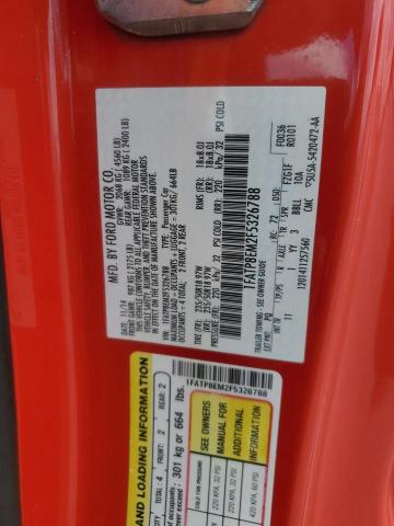 2015 FORD MUSTANG 1FATP8EM2F5326788