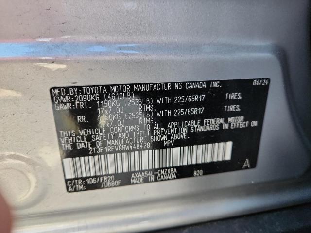 2024 TOYOTA RAV4 LE 2T3F1RFV8RW448428