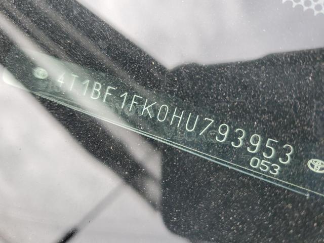 2017 TOYOTA CAMRY LE - 4T1BF1FK0HU793953