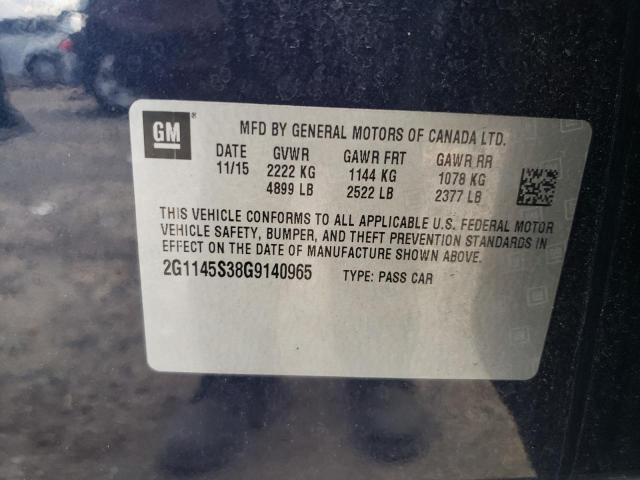 2016 CHEVROLET IMPALA LTZ - 2G1145S38G9140965