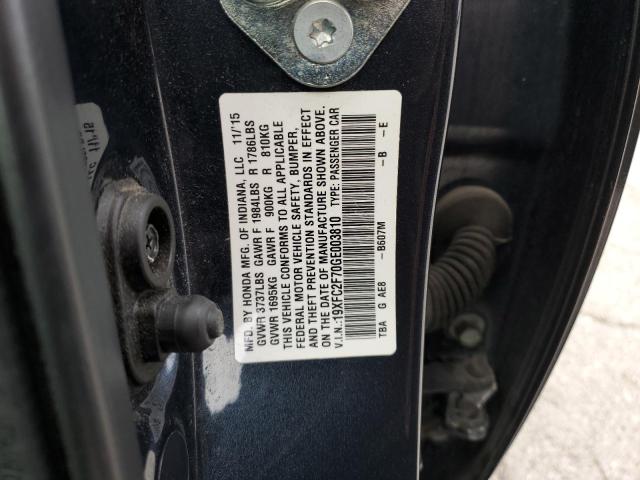 2016 HONDA CIVIC EX 19XFC2F70GE003810