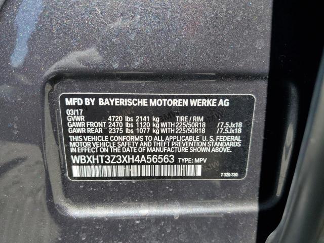 2017 BMW X1 XDRIVE2 WBXHT3Z3XH4A56563