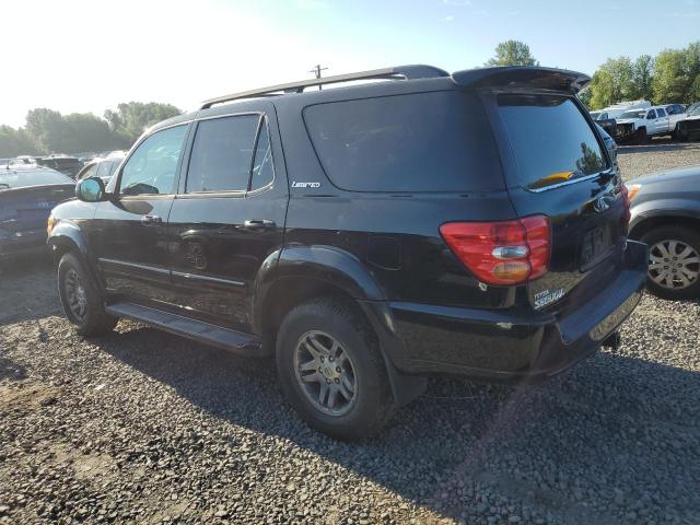 TOYOTA SEQUOIA LI 2004 black  gas 5TDZT38A04S211117 photo #3