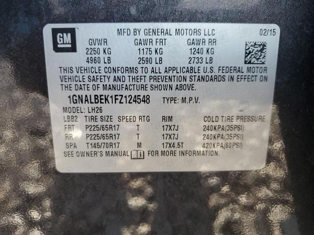 2015 CHEVROLET EQUINOX LT #3230584886