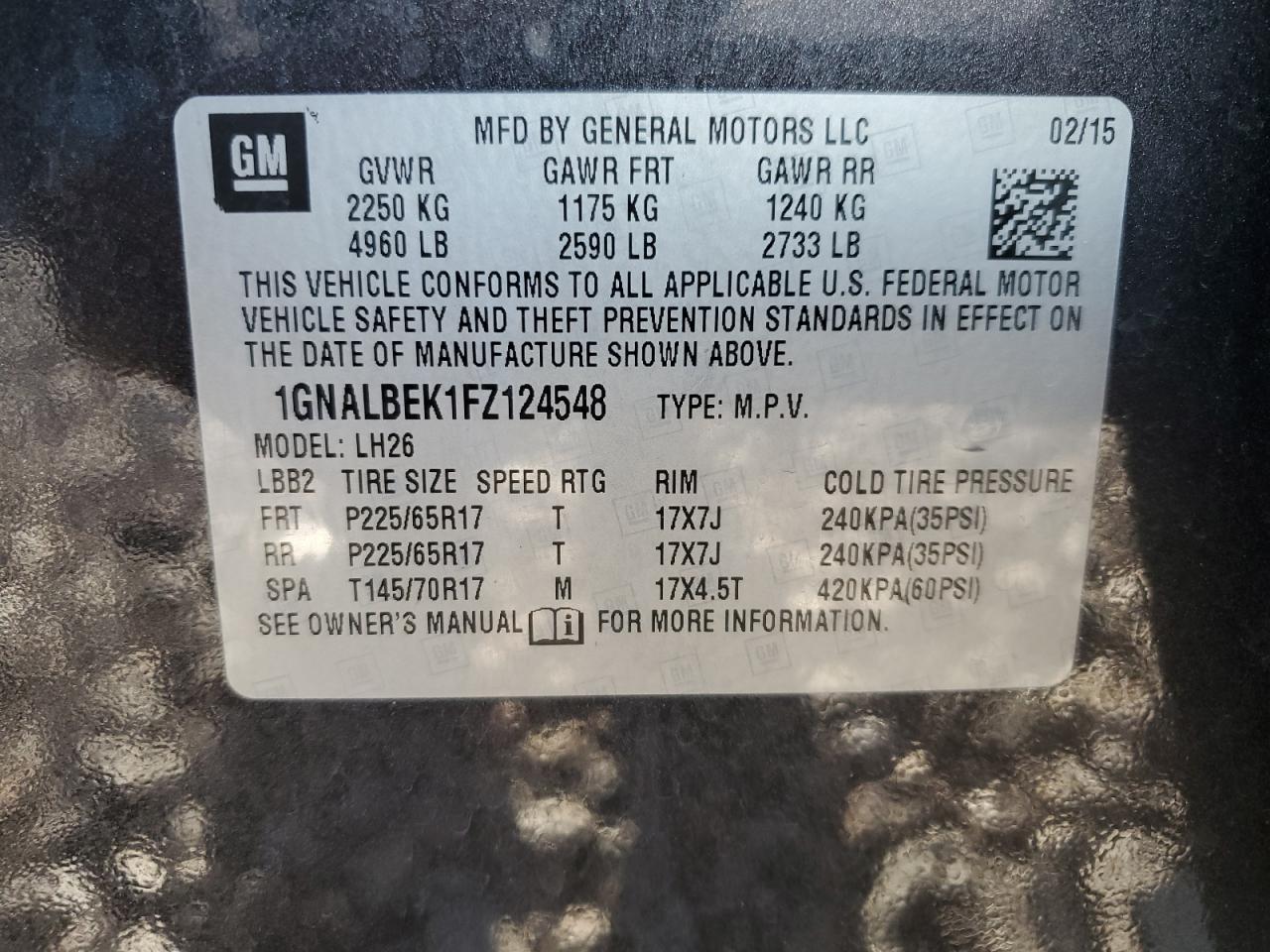 CHEVROLET EQUINOX LT