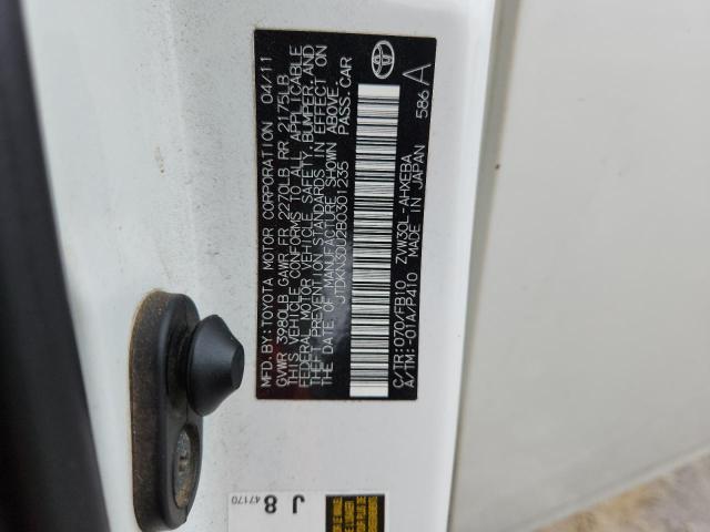 2011 TOYOTA PRIUS - JTDKN3DU2B0301235