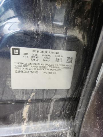 2015 CHEVROLET CRUZE LS 1G1PA5SG5F7179356