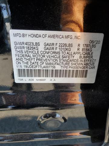 2020 ACURA ILX PREMIU 19UDE2F77LA007756
