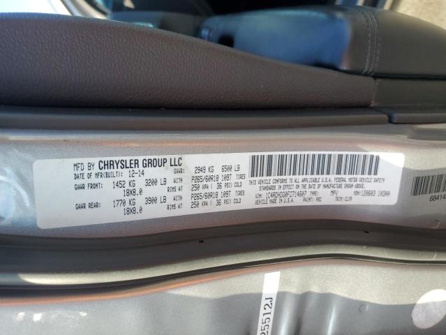 2015 DODGE DURANGO LI 1C4RDHDG0FC714607