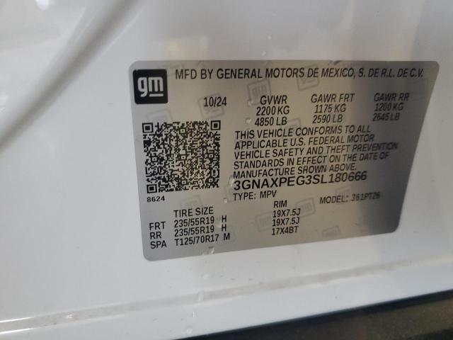 2025 CHEVROLET EQUINOX LT 3GNAXPEG3SL180666