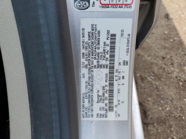 2013 FORD FIESTA S - 3FADP4AJ7DM171011