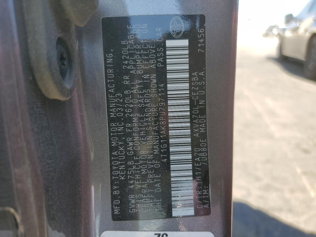 TOYOTA CAMRY SE NIGHT SHADE