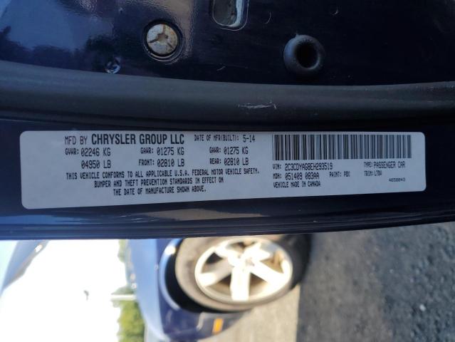 2014 DODGE CHALLENGER - 2C3CDYAG8EH293519