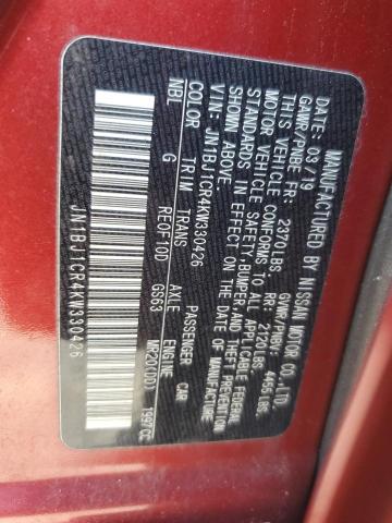 2019 NISSAN ROGUE SPOR JN1BJ1CR4KW330426