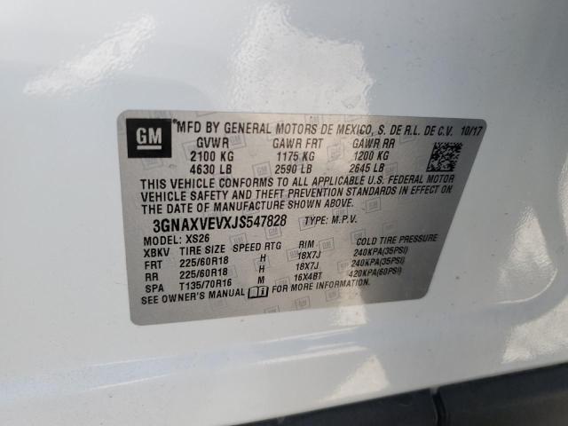 2018 CHEVROLET EQUINOX PREMIER 3GNAXVEVXJS547828