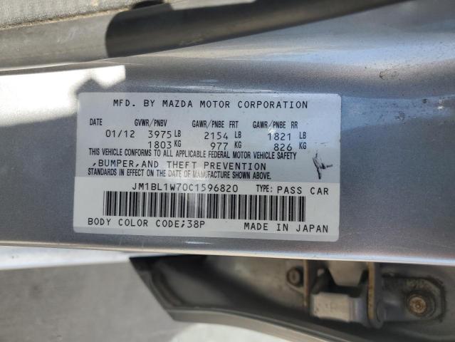 2012 MAZDA 3 I - JM1BL1W70C1596820