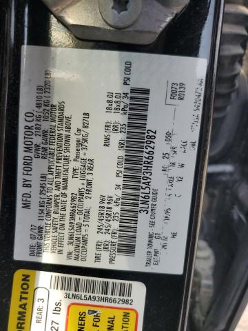 2017 LINCOLN MKZ PREMIERE 3LN6L5A93HR662982