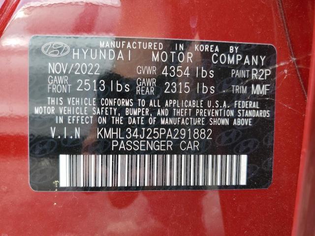 2023 HYUNDAI SONATA LIMITED - KMHL34J25PA291882