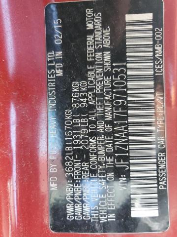 2015 TOYOTA SCION FR-S JF1ZNAA17F9710531