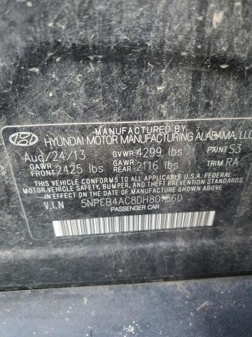 2013 HYUNDAI SONATA GLS #3305214020
