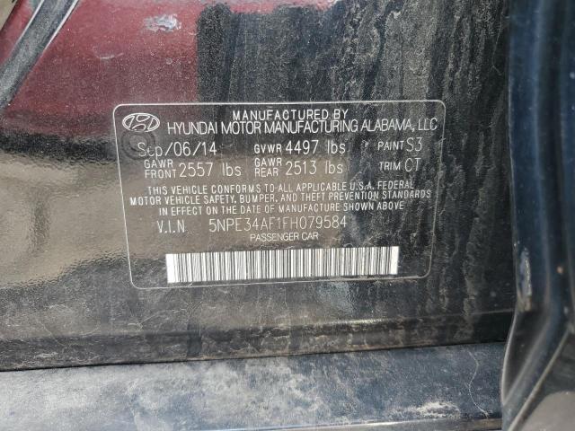 2015 HYUNDAI SONATA SPO 5NPE34AF1FH079584