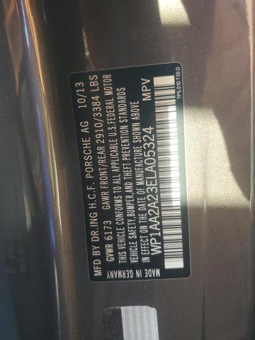 2014 PORSCHE CAYENNE - WP1AA2A23ELA05324