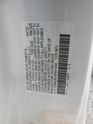 2023 HONDA ODYSSEY SPORT-L 5FNRL6H79PB014946