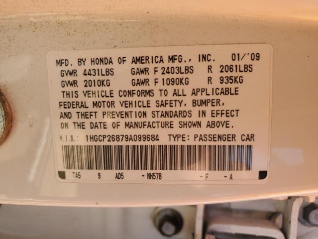 2009 HONDA ACCORD EXL #3297878770