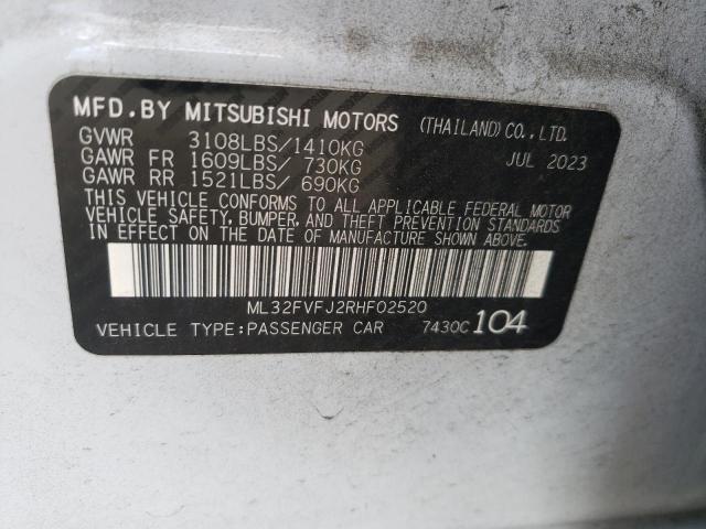 2024 MITSUBISHI MIRAGE G4 - ML32FVFJ2RHF02520