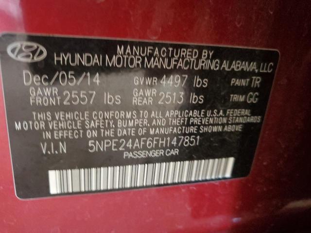 2015 HYUNDAI SONATA SE - 5NPE24AF6FH147851